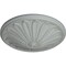 Ekena Millwork Brontes Ceiling Medallion (Fits Canopies up to 3 5/8"), 25 1/2"OD x 5 1/2"P, Primed White CM25BR - alternate 4